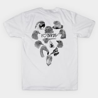 Birding - I love Birds T-Shirt